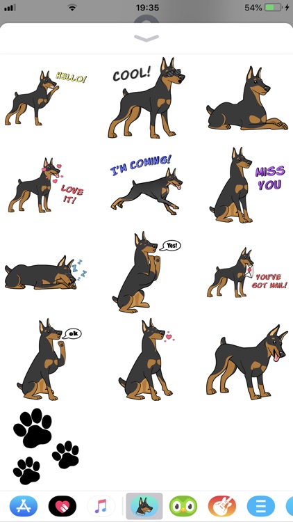 Doberman Stickers