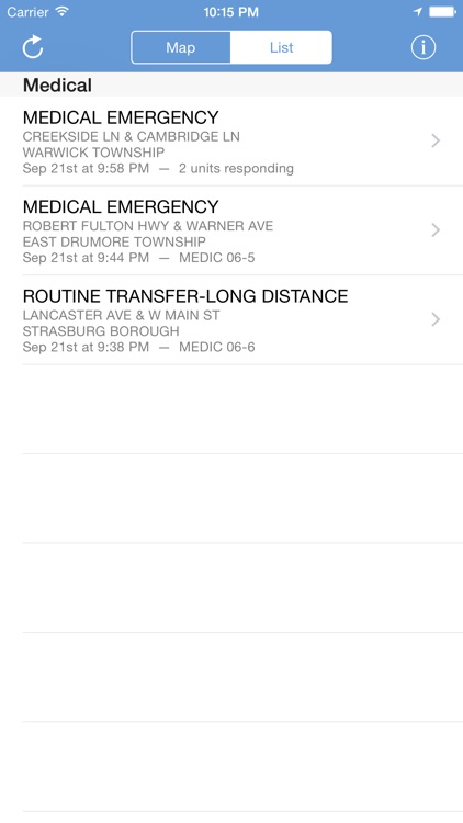Lancaster County Incidents