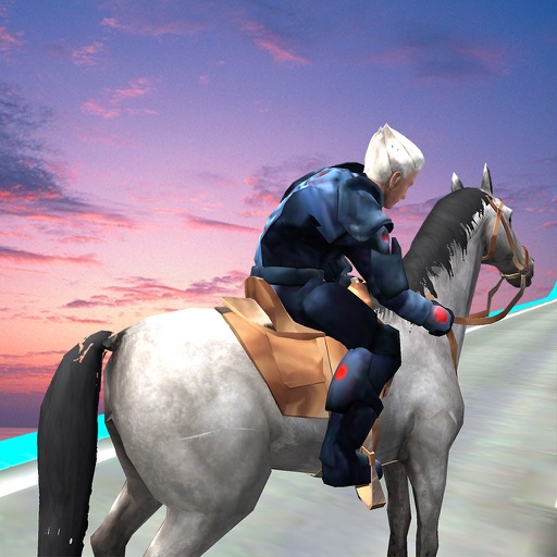 Арабский конь галопом 3d