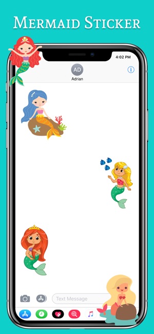 Cute Mermaid Stickers Pack(圖4)-速報App