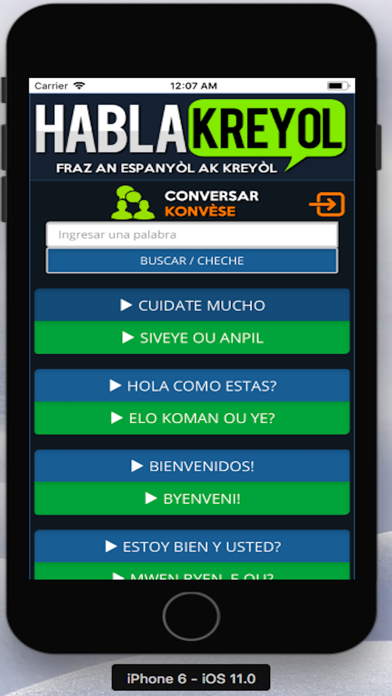 Habla Kreyol, Creole Español screenshot 3
