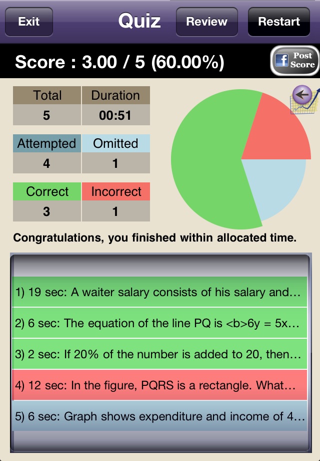 Math for the ACT ® Test(lite) screenshot 4
