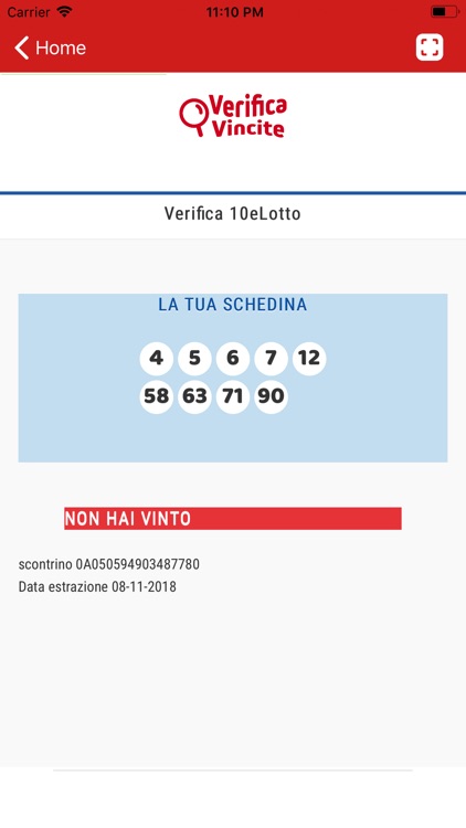 VerificaVincite Estrazioni screenshot-5