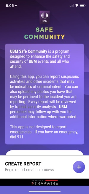 UBM Safe Community