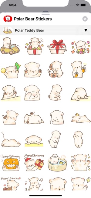 Polar Bear Sticker(圖6)-速報App