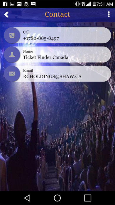 Ticket Finder Canada screenshot 4