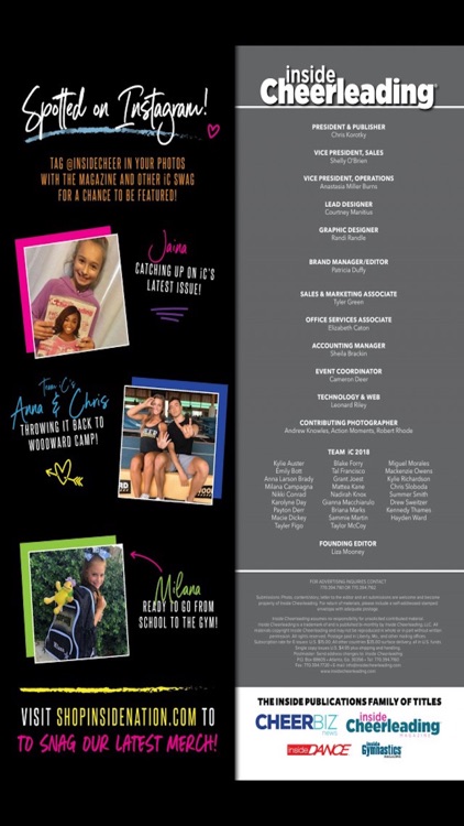 Inside Cheerleading Magazine