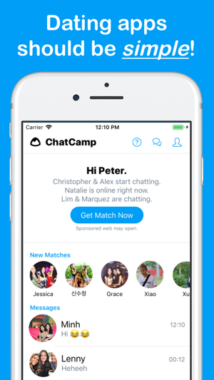 ChatCamp - Simple dating app.