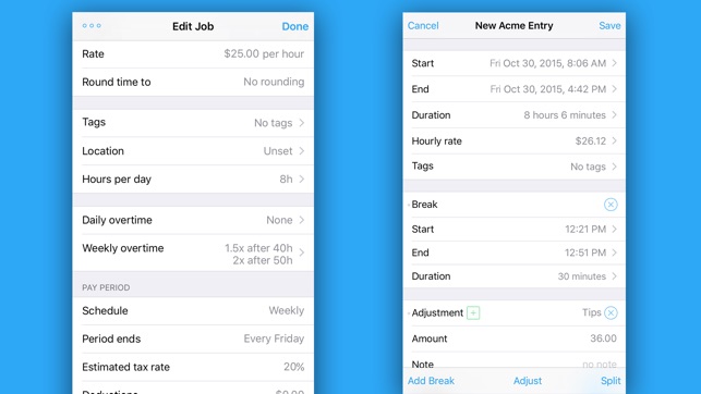 work hours calculator app