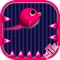 Climb the pink bird back and forth up to the top, avoid the spikes, and save the bluebird