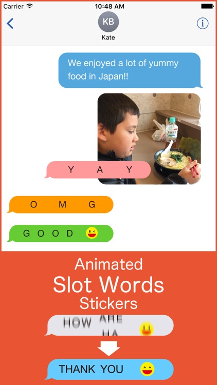 Animated Slot Words Stickers