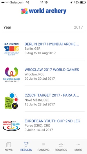 World Archery(圖2)-速報App