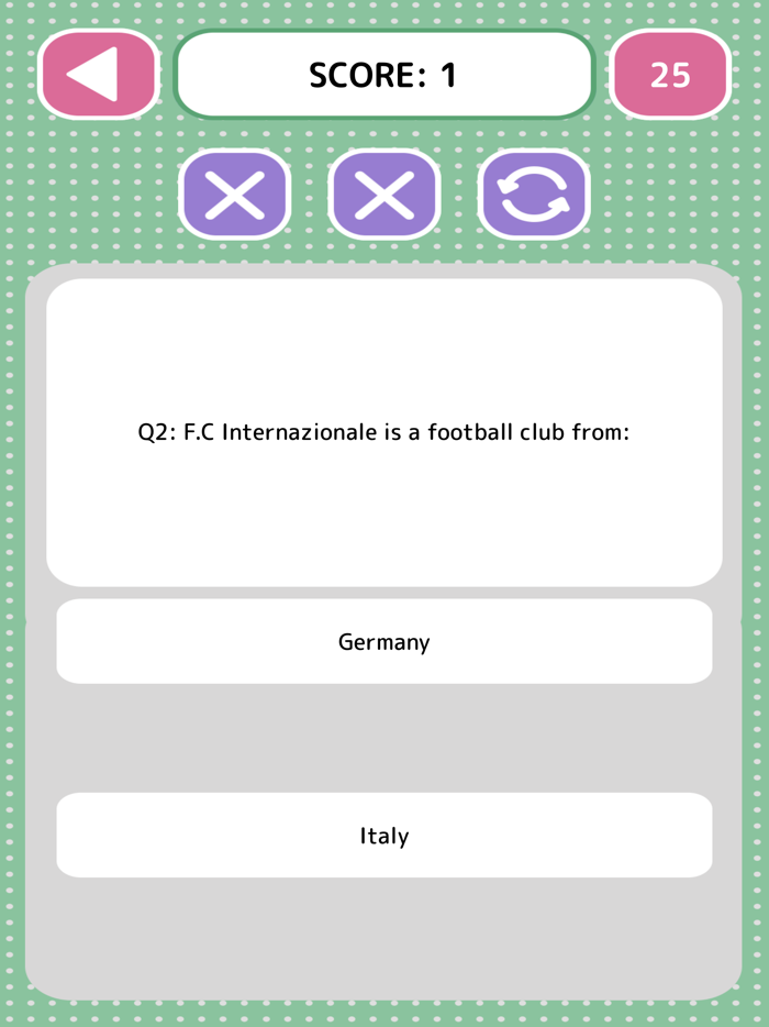Soccer Quiz - Game