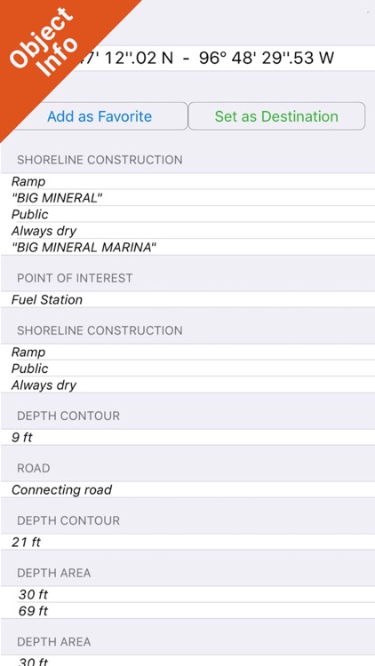 Lake Texoma GPS offline fishing charts navigator screenshot-3