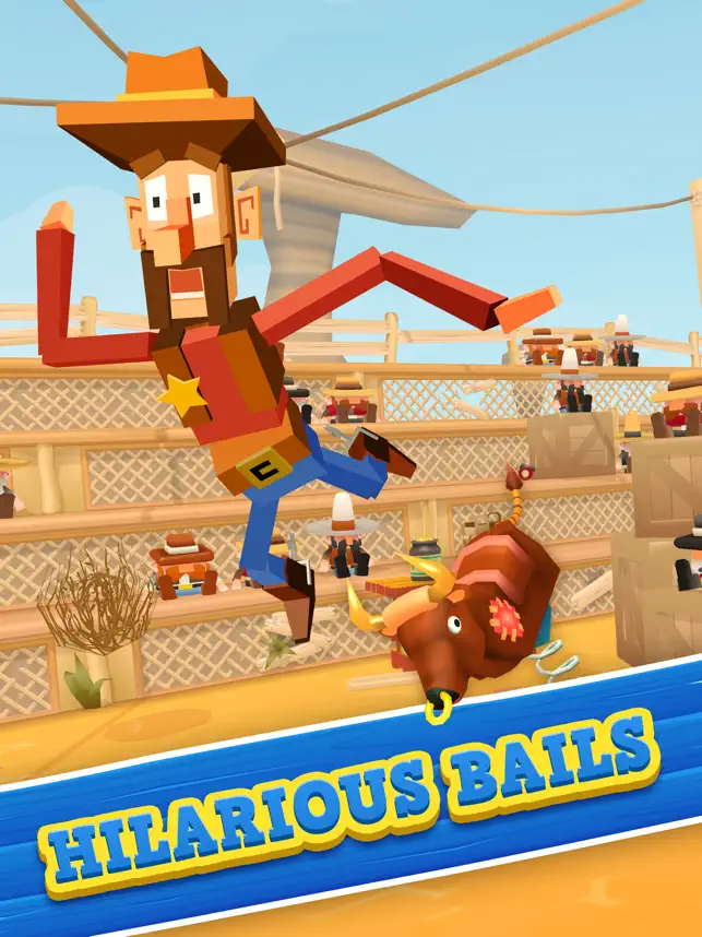 Blocky Bronco, game for IOS