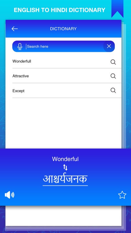 Fast Hindi English Dictionary