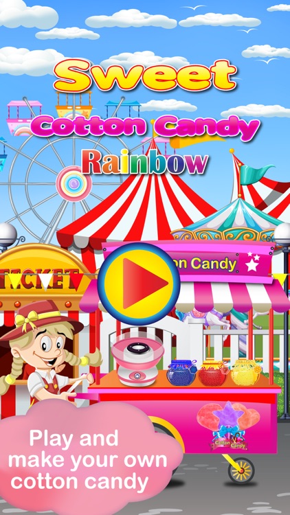 Rainbow Sweet Cotton Candy