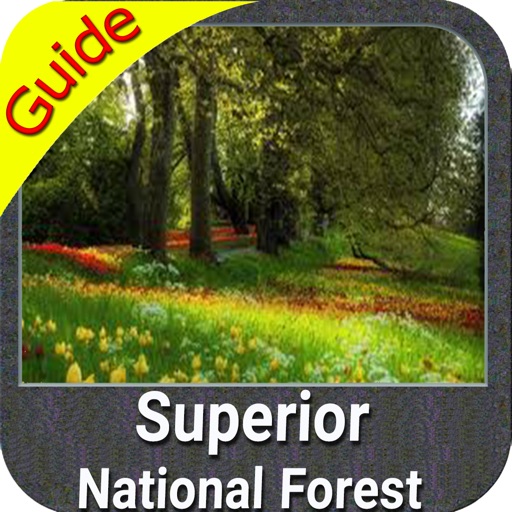 Superior National Forest gps and outdoor map icon