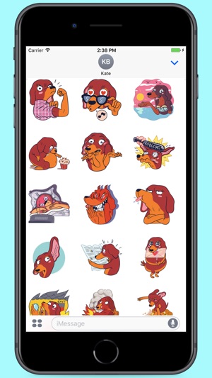 Emotional Dachshund Stickers(圖1)-速報App