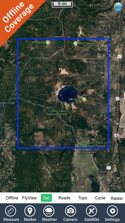 Crater Lake National Park - GPS Map Navigator screenshot-4