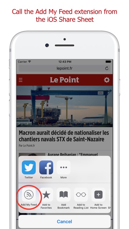 Add My Feed - Subscribe to RSS Atom JSON feeds