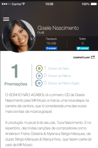Gisele Nascimento - Oficial screenshot 2