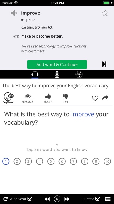 Vocabuilder - Learning English screenshot 3