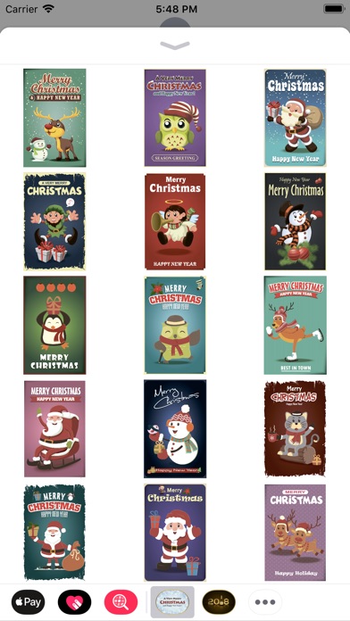 Christmas Cards for imessage screenshot 4