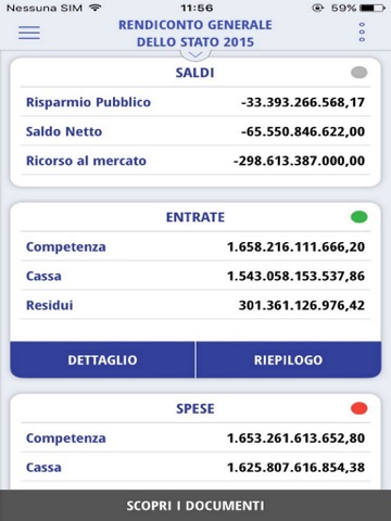 Bilancio Aperto screenshot 2