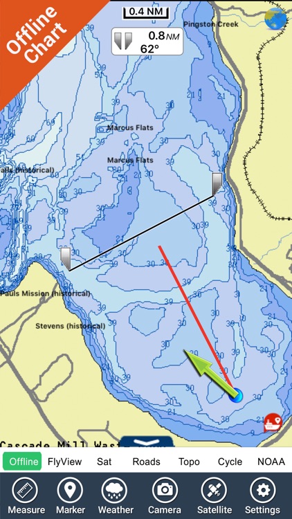 Franklin D. Roosevelt lake HD GPS fishing charts