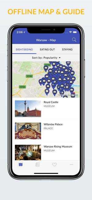 Warsaw Offline Map & Guide