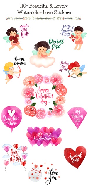 Valentine's Days Watercolor(圖1)-速報App