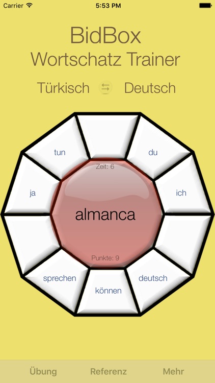 Vocabulary Trainer: German - Turkish