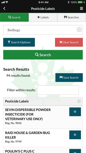 Pesticide Labels