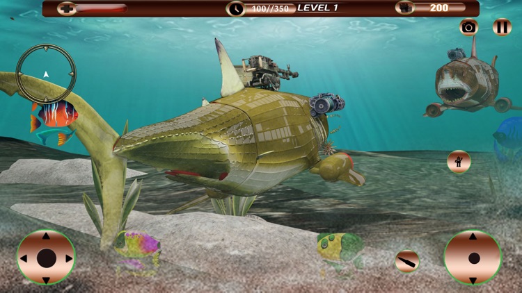 Angry Robot Shark Simulator - Pro screenshot-4