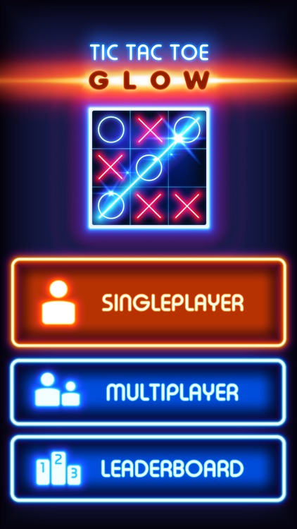 Tic Tac Toe Glow - Puzzle Game screenshot-4