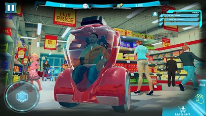 Futuristic Robot Shopping Cart screenshot 3