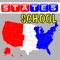 States and Capitals Quiz School Edition has all the features of the popular States- app but without the in-app purchases