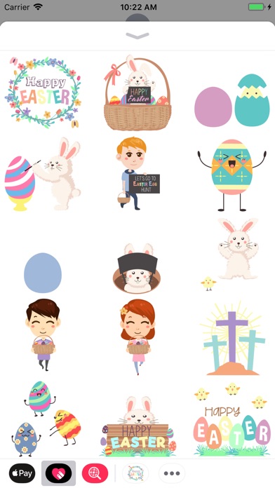 Cute Easter Animated Stickers screenshot 2