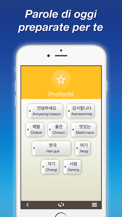 Screenshot of Coreano — Imparare con Nemo4