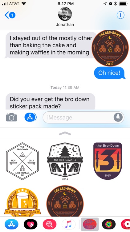 Bro-Down Sticker Pack