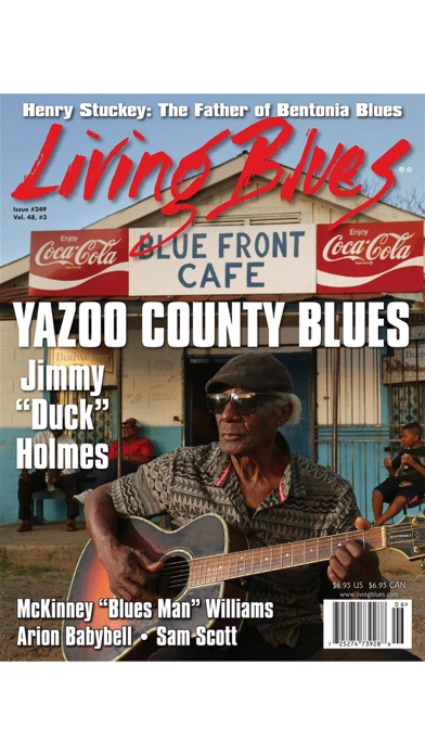 LIVING BLUES MAGAZINE screenshot1