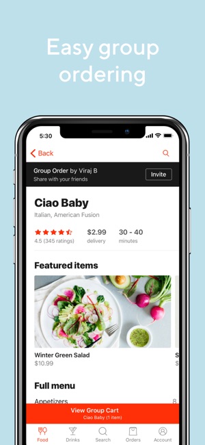 Doordash Order Food Delivery Im App Store