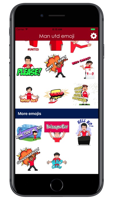 Man utd fans emoji screenshot 4