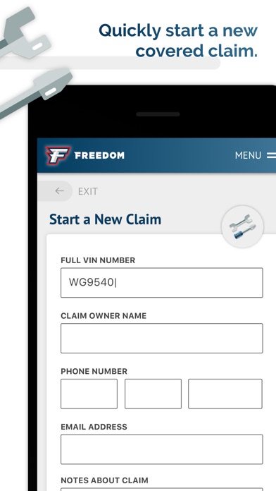 Freedom Shield Warranty screenshot 4