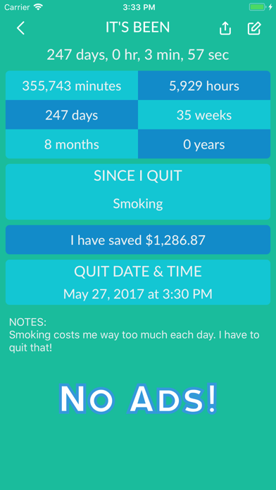 Quit That! - Habit Tracker screenshot 2