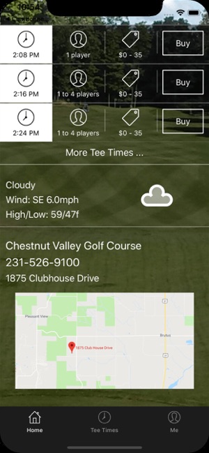Chestnut Valley Golf Tee Times(圖2)-速報App