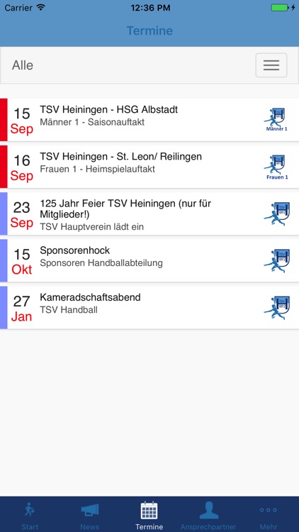 TSV Heiningen - Handball screenshot-3