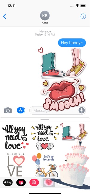 Romantic In Love Stickers