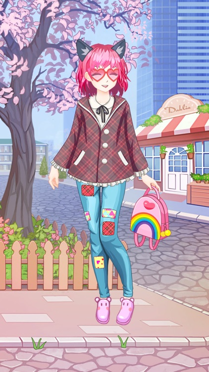 Anime girl character creator And Dress Up Game::Appstore for  Android